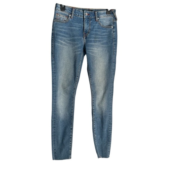 True Religion Jennie Curvy Mid Rise Super Skinny Jeans Sz 26 - Picture 1 of 14